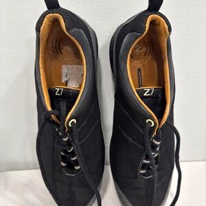 Black & Orange Casual Women's Loafers - Lightweight Everyday Flats